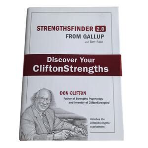 Discover Your Clifton Strengths Hardcover Book Business Leadership Development